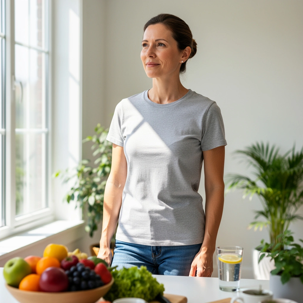 Bowl com ingredientes naturais em um gesto de oferta